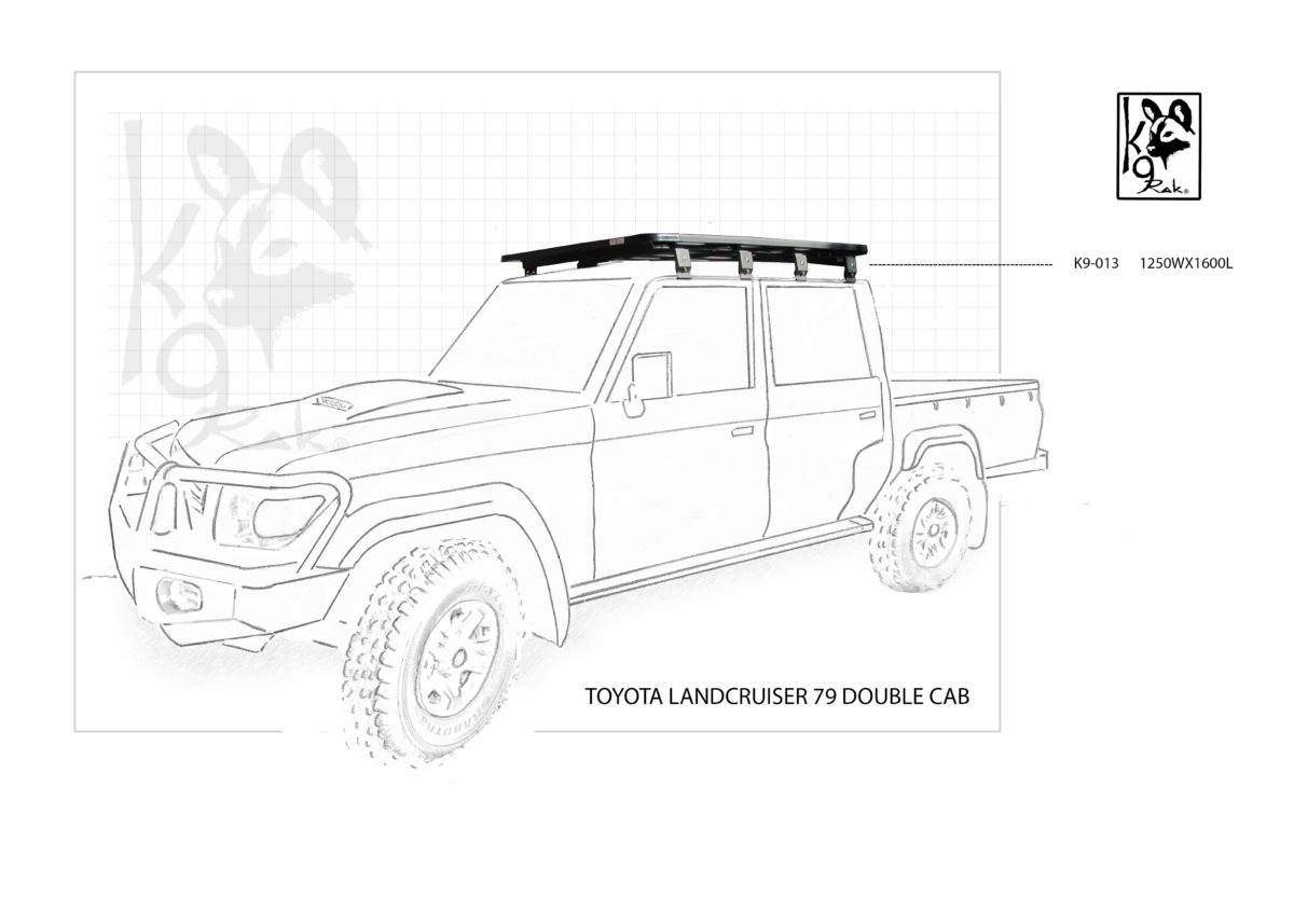 Eezi-Awn K9 Roofrack Toyota Landcruiser 79