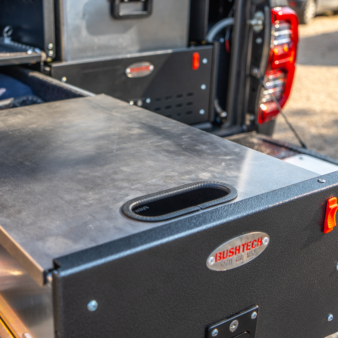 Bushtech Stainless Steel Table Top Drawer system