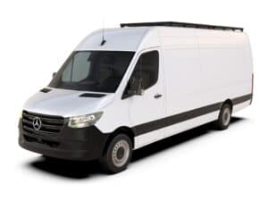 Mercedes-Benz Sprinter 170"/L3/LWB Wheelbase w/OEM Tracks (2006-Current) Slimline II Roof Rack Kit / Tall