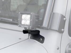 Jeep Wrangler JK/JKU Windshield Spot Light Brackets